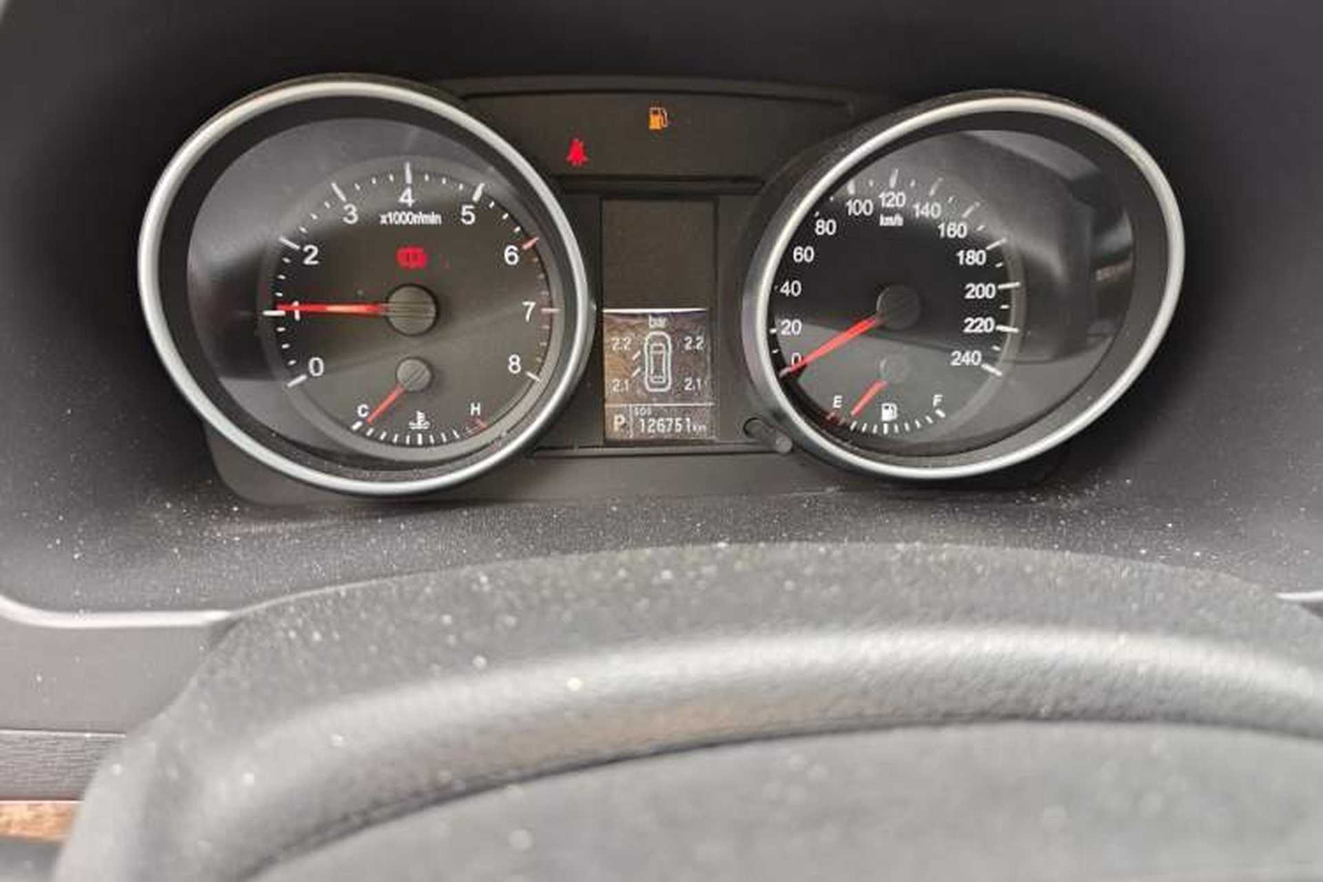 Used Haval H6 2014 Sport Edition 2.4L Automatic Elite Model Odometer Close Up