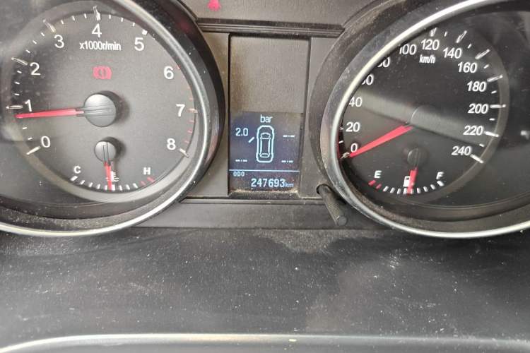 Used Haval H6 2014 Sport Version 1.5T Manual Two-Wheel Drive Elite Edition Odometer Close Up