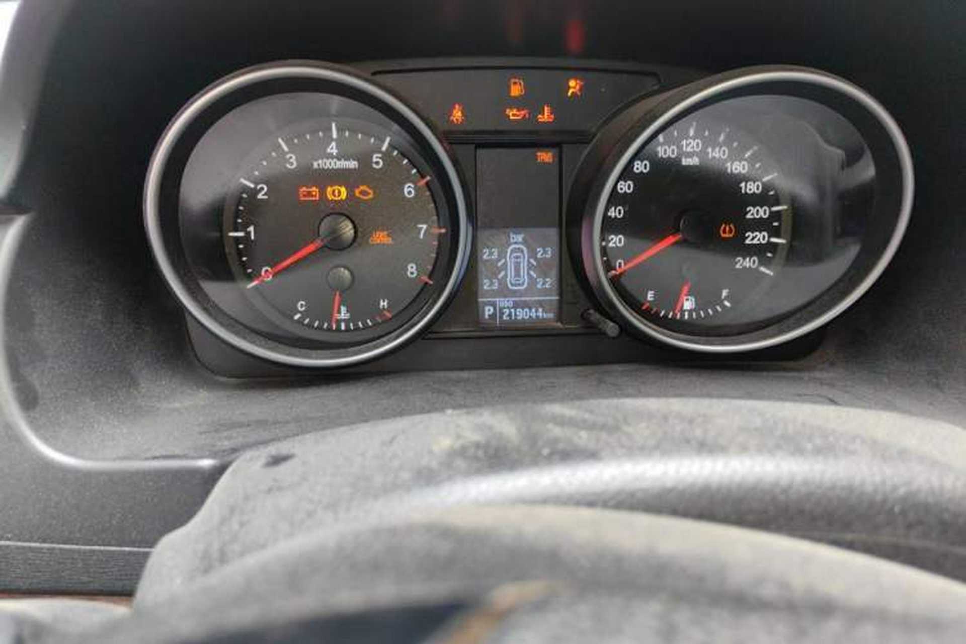 Used Haval H6 2014 Sport Edition 2.4L Automatic Elite Model Odometer Close Up