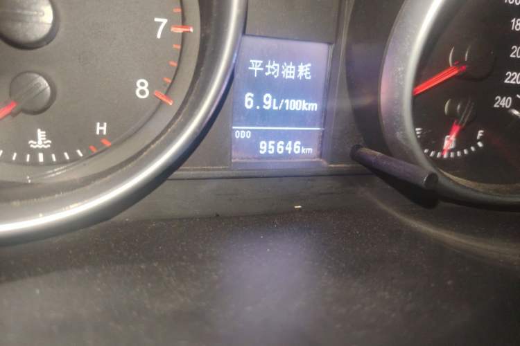 Used Haval H6 2014 Sport Version 1.5T Manual Two-Wheel Drive Elite Edition Odometer Close Up