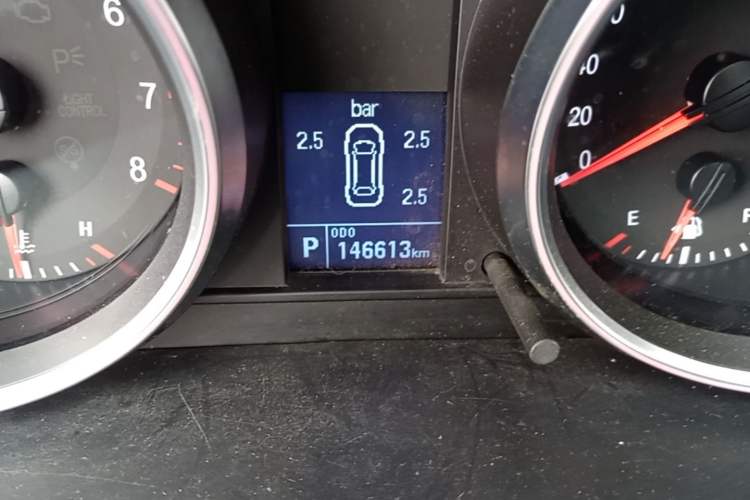 Used Haval H6 2015 Sport Edition 1.5T Automatic Two-Wheel Drive Luxury Model Odometer Close Up