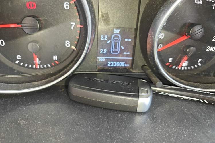 Used Haval H6 2015 Upgraded Model 1.5T Manual Two-Wheel Drive Elite Version Odometer Close Up