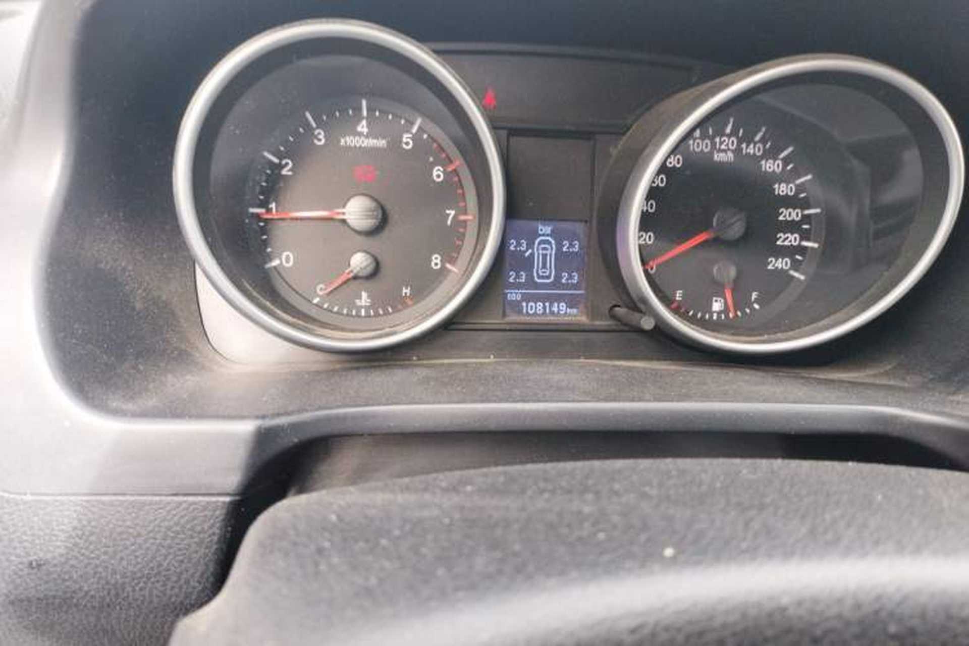 Used Haval H6 2015 Upgraded Model 1.5T Manual 4x4 Elite Version Odometer Close Up