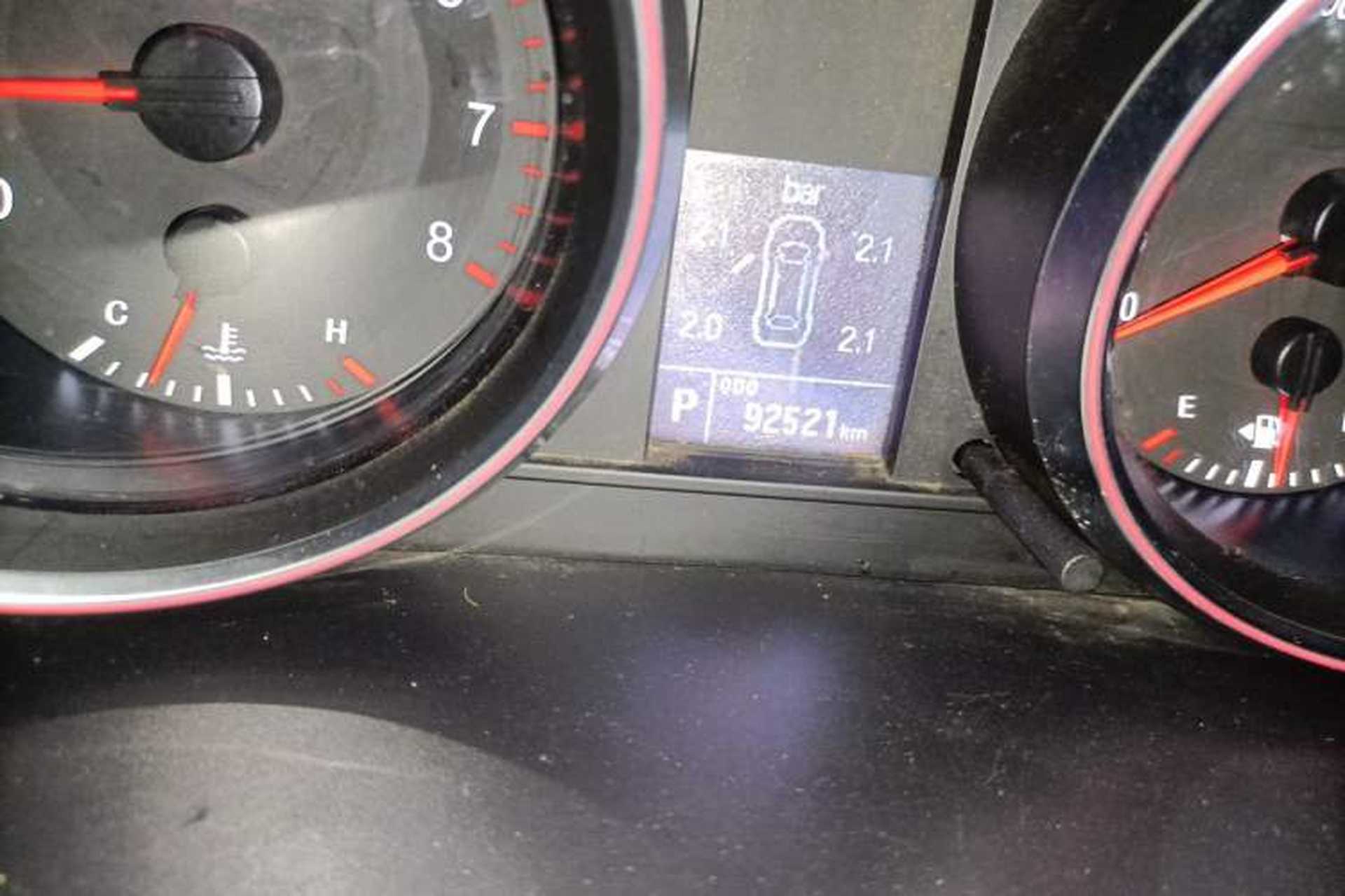 Used Haval H6 2015 Sport Edition 1.5T Automatic Two-Wheel Drive Luxury Model Odometer Close Up