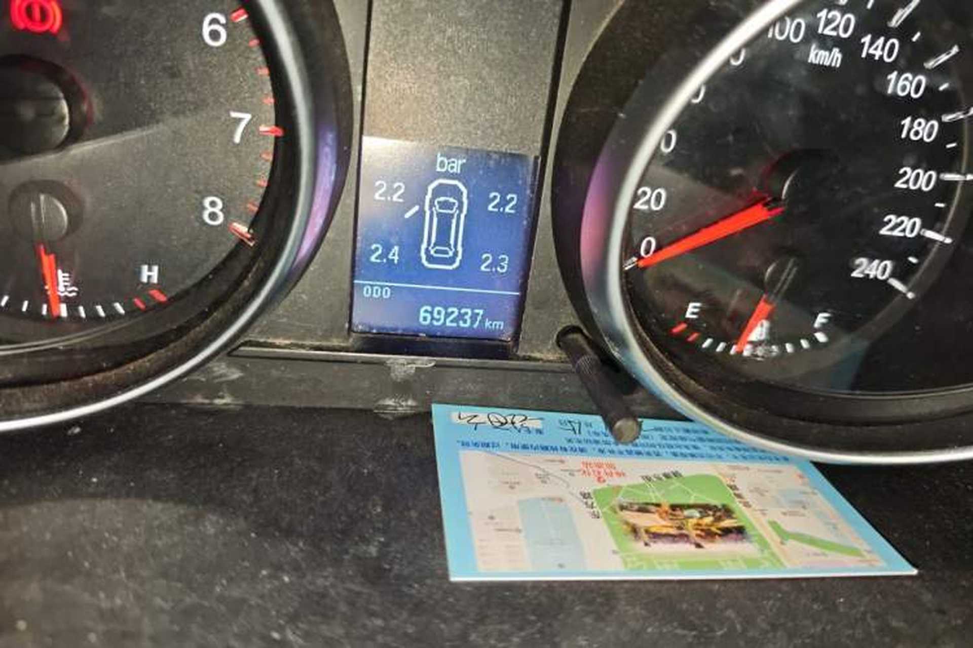 Used Haval H6 2015 Upgraded Model 1.5T Manual Two-Wheel Drive Elite Version Odometer Close Up