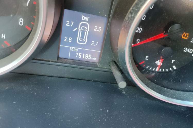 Used Haval H6 2015 Sport Edition 1.5T Automatic Two-Wheel Drive Luxury Model Odometer Close Up
