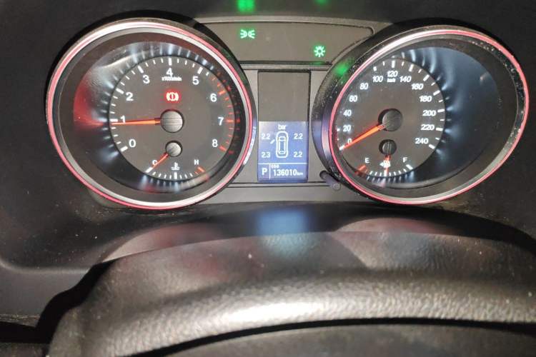Used Haval H6 2015 Sport Edition 1.5T Automatic Two-Wheel Drive Luxury Model Odometer Close Up
