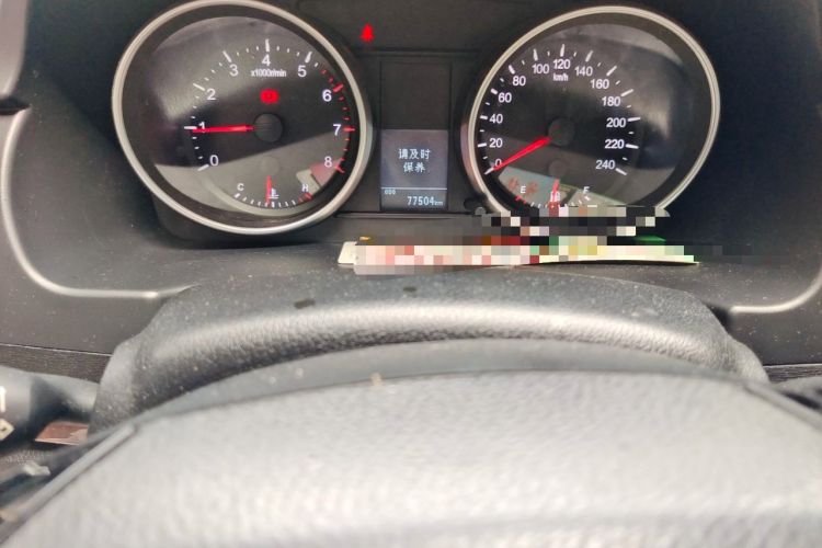 Used Haval H6 2015 Sport Edition 1.5T Manual Two-Wheel Drive Elite Model Odometer Close Up