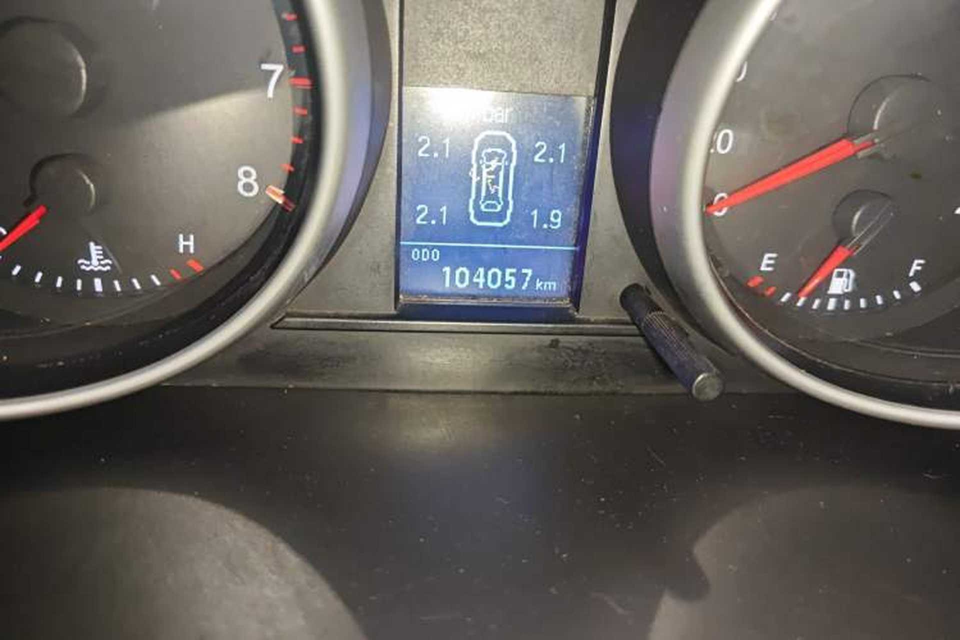 Used Haval H6 2015 Sport Edition 1.5T Manual Two-Wheel Drive Elite Model Odometer Close Up