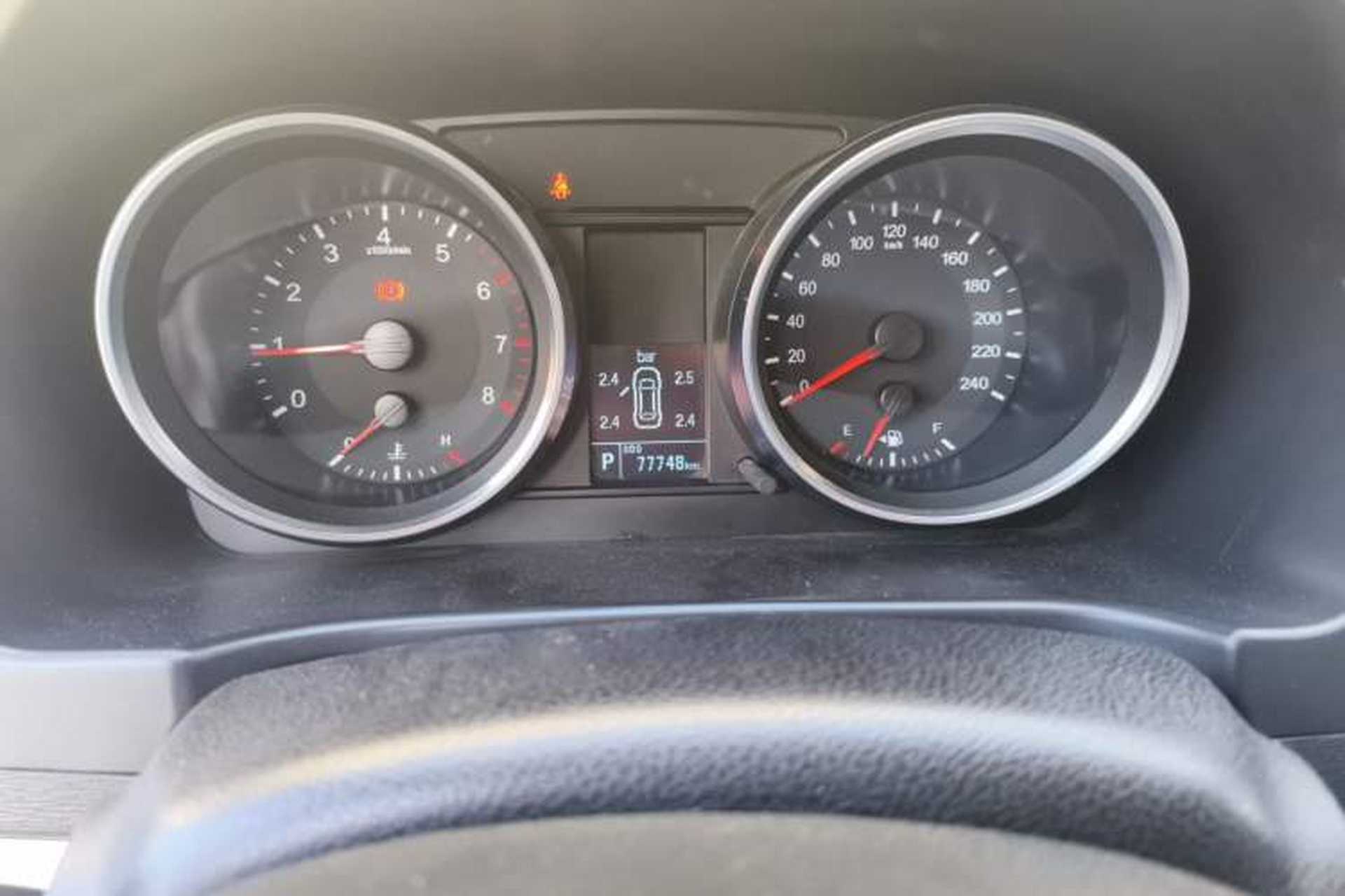 Used Haval H6 2015 Sport Edition 1.5T Automatic Two-Wheel Drive Luxury Model Odometer Close Up