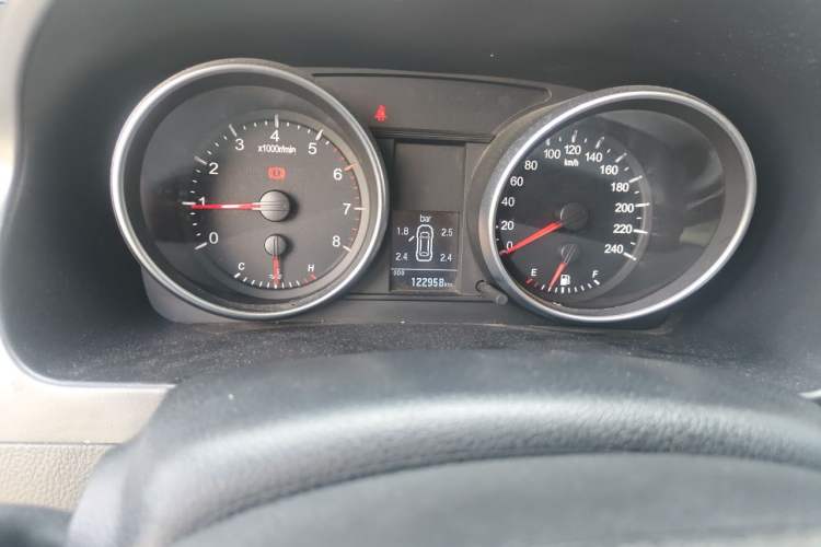 Used Haval H6 2015 Upgraded Model 1.5T Manual Two-Wheel Drive Elite Version Odometer Close Up