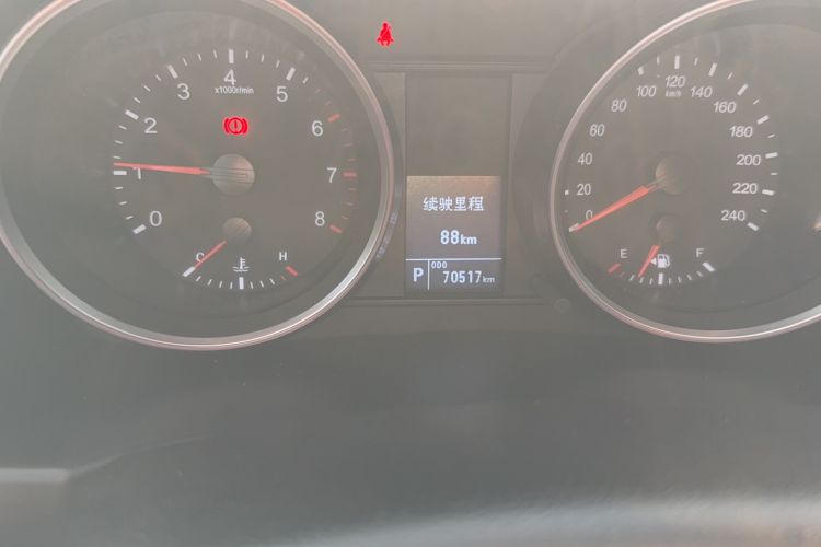 Used Haval H6 2015 Sport Edition 1.5T Automatic Two-Wheel Drive Luxury Model Odometer Close Up