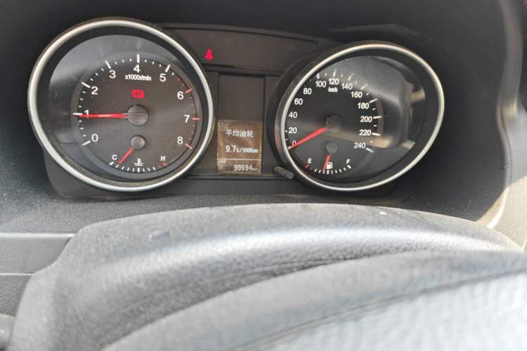 Used Haval H6 2015 Upgraded Model 1.5T Manual Two-Wheel Drive Elite Version Odometer Close Up