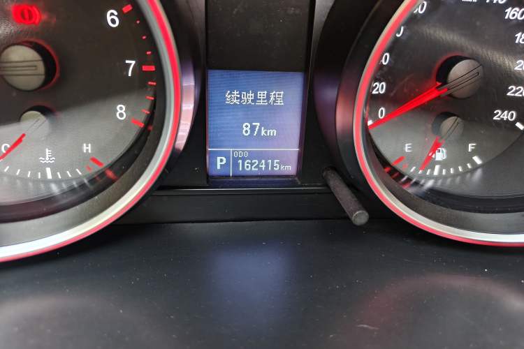 Used Haval H6 2015 Sport Edition 1.5T Automatic Two-Wheel Drive Luxury Model Odometer Close Up