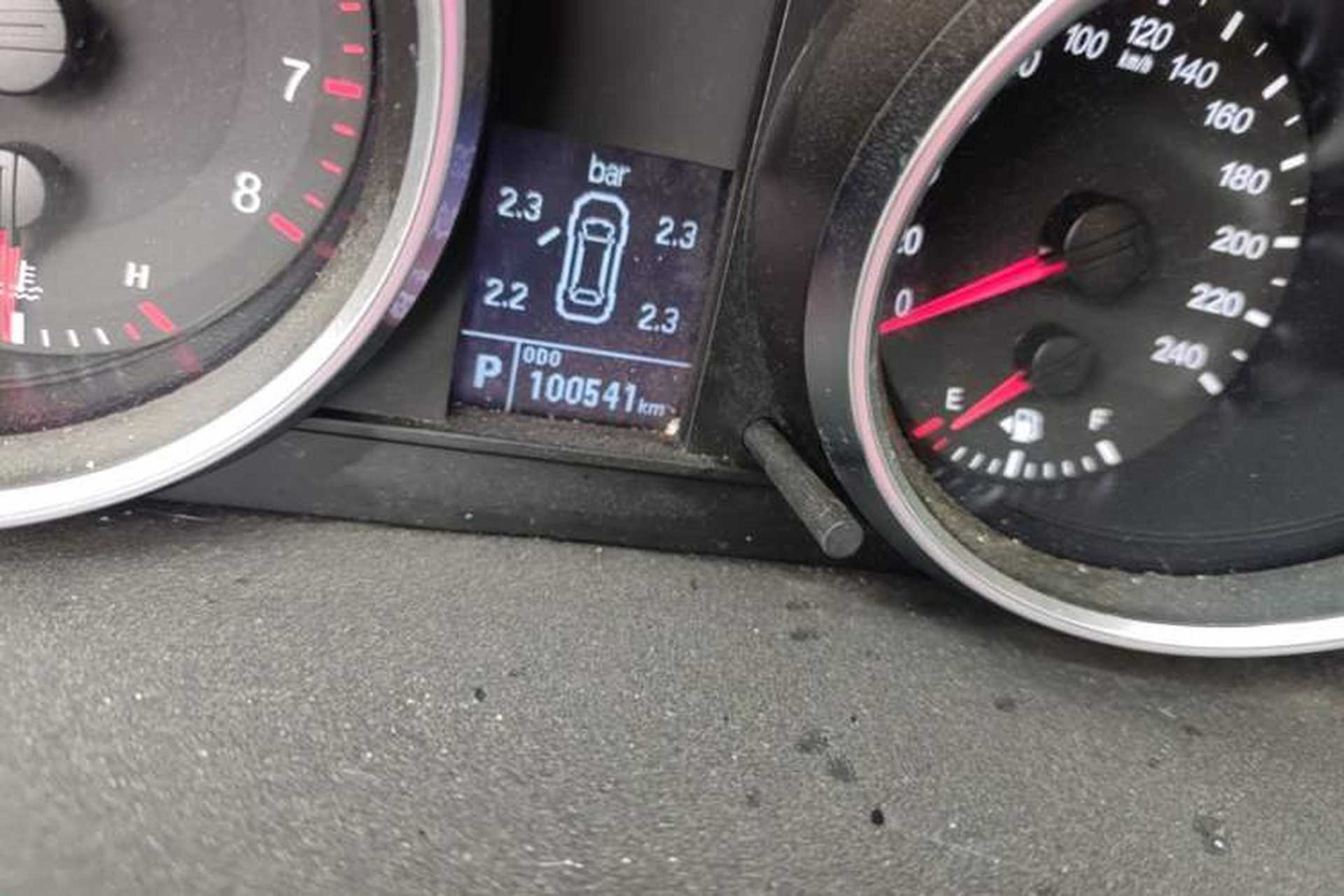 Used Haval H6 2015 Sport Edition 1.5T Automatic Two-Wheel Drive Luxury Model Odometer Close Up