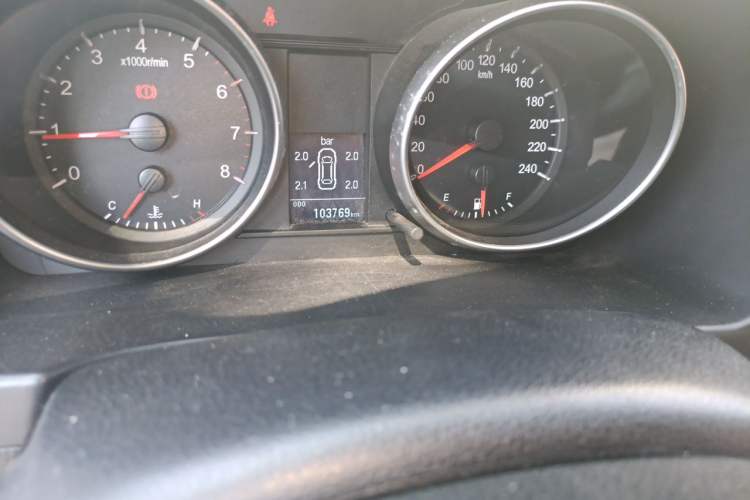 Used Haval H6 2015 Upgraded Model 1.5T Manual Two-Wheel Drive Elite Version Odometer Close Up