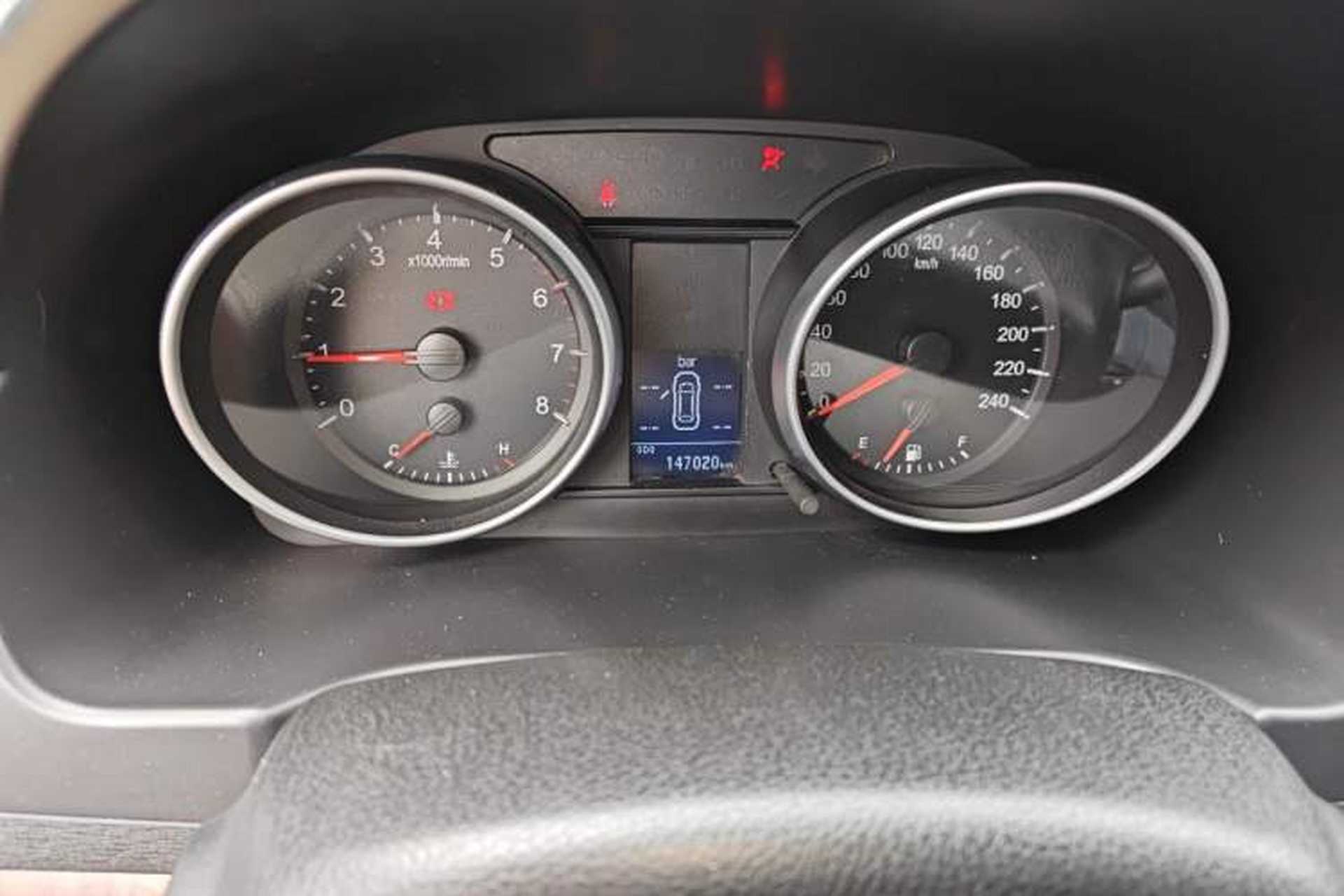 Used Haval H6 2015 Sport Edition 1.5T Manual Two-Wheel Drive Elite Model Odometer Close Up