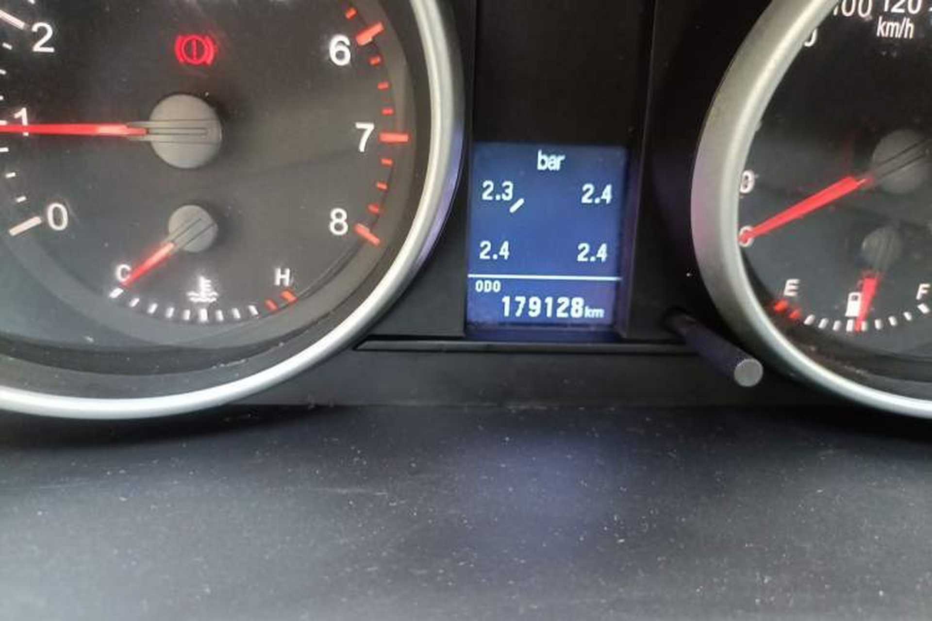 Used Haval H6 2015 Sport Edition 1.5T Manual Two-Wheel Drive Elite Model Odometer Close Up