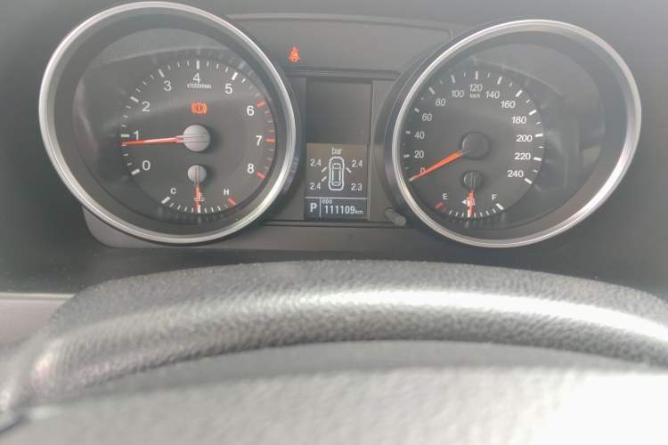 Used Haval H6 2015 Sport Edition 1.5T Automatic Two-Wheel Drive Luxury Model Odometer Close Up