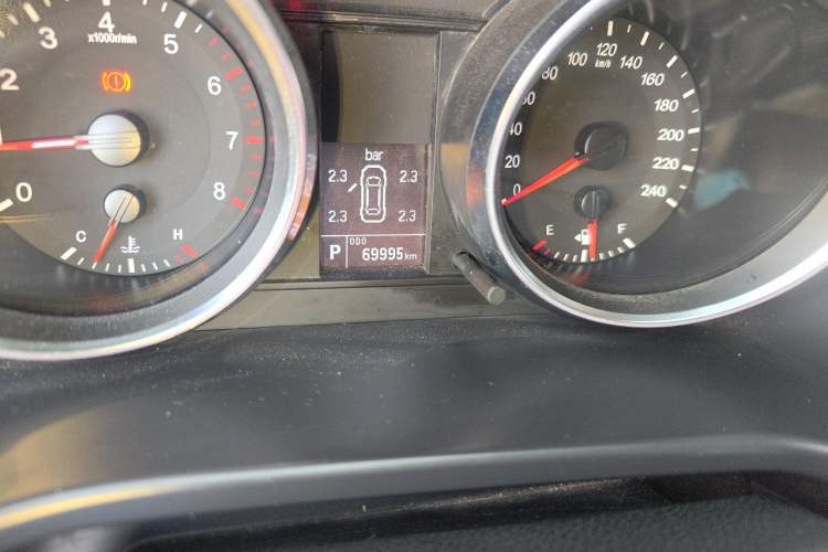 Used Haval H6 2015 Sport Edition 1.5T Automatic Two-Wheel Drive Luxury Model Odometer Close Up