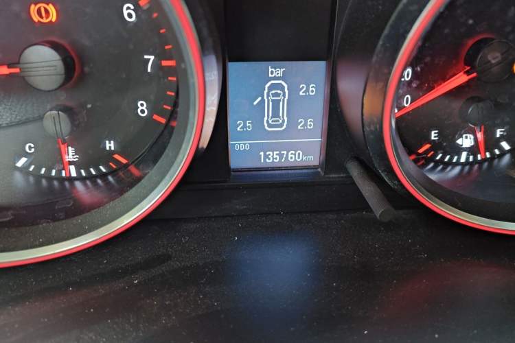 Used Haval H6 2015 Revised Version Sport Edition 1.5T Manual Transmission Two-Wheel Drive Elite Grade Odometer Close Up