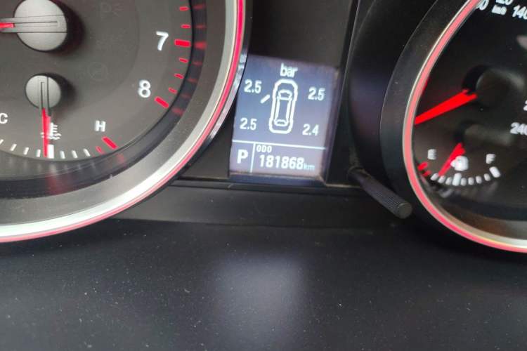 Used Haval H6 2015 Sport Edition 1.5T Automatic Two-Wheel Drive Luxury Model Odometer Close Up