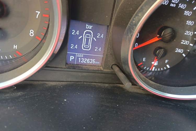 Used Haval H6 2015 Sport Edition 1.5T Automatic Two-Wheel Drive Luxury Model Odometer Close Up
