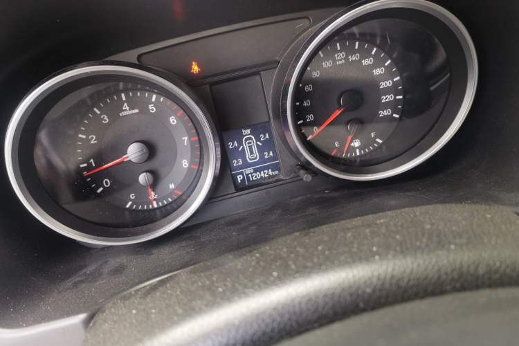 Used Haval H6 2015 Sport Edition 1.5T Automatic Two-Wheel Drive Luxury Model Odometer Close Up