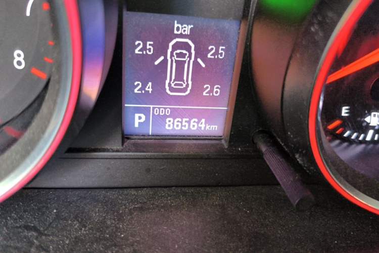 Used Haval H6 2015 Sport Edition 1.5T Automatic Two-Wheel Drive Luxury Model Odometer Close Up