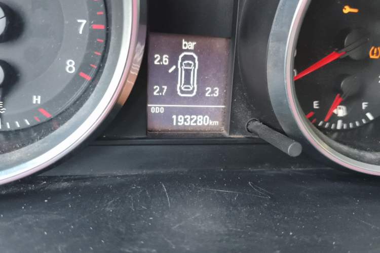 Used Haval H6 2015 Sport Edition 1.5T Manual Two-Wheel Drive Elite Model Odometer Close Up