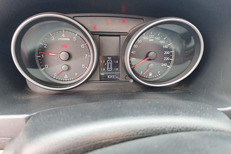 Used Haval H6 2015 Upgraded Model 1.5T Manual Two-Wheel Drive Prestige Version Odometer Close Up