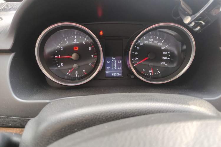 Used Haval H6 2015 Sport Edition 1.5T Manual Two-Wheel Drive Elite Model Odometer Close Up