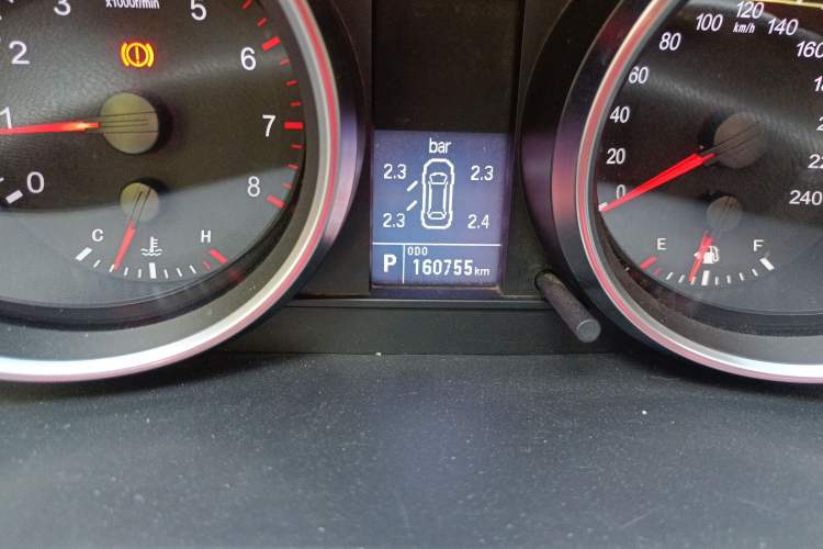 Used Haval H6 2015 Sport Edition 1.5T Automatic Two-Wheel Drive Luxury Model Odometer Close Up