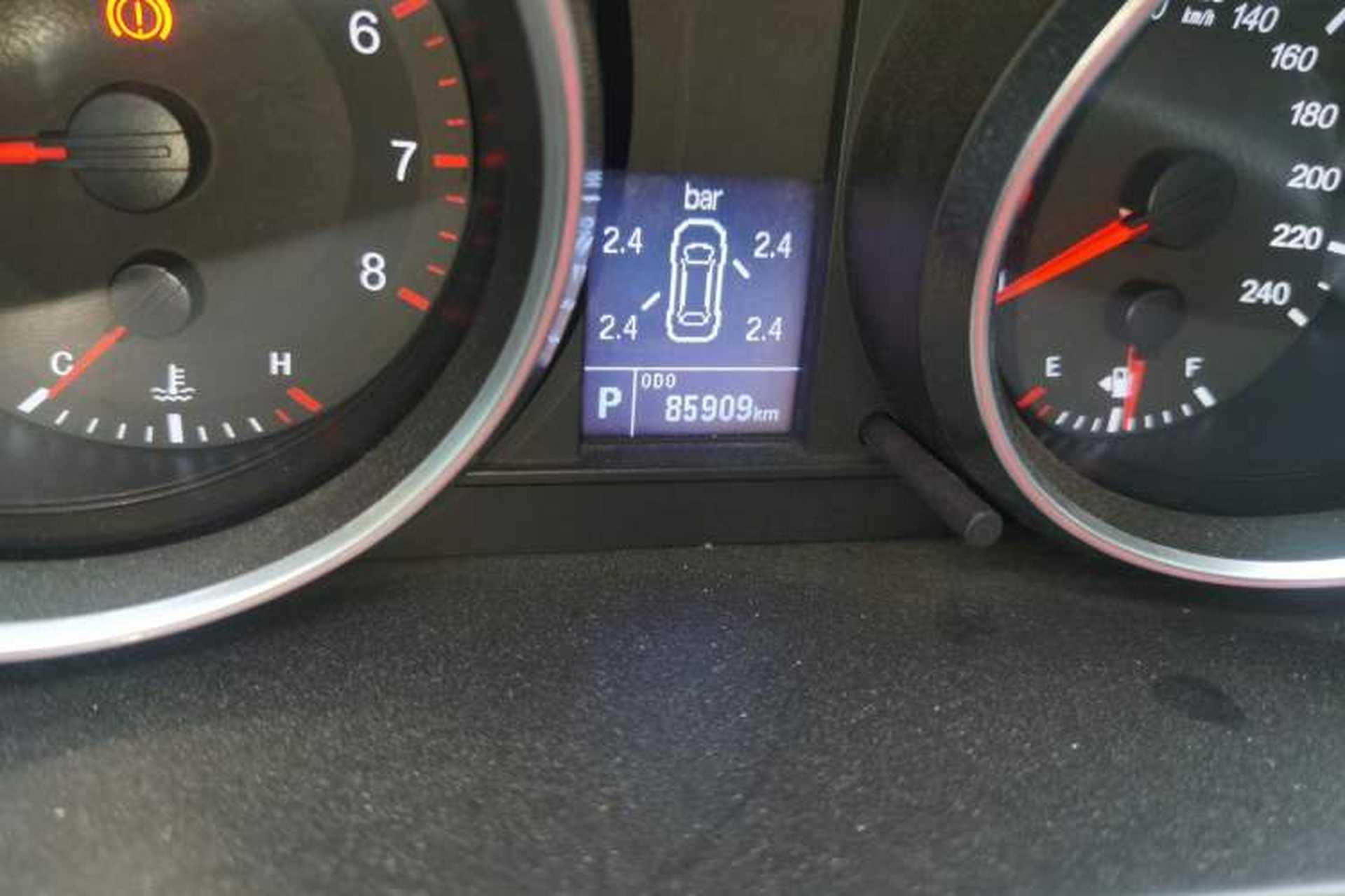 Used Haval H6 2015 Sport Edition 1.5T Automatic Two-Wheel Drive Luxury Model Odometer Close Up