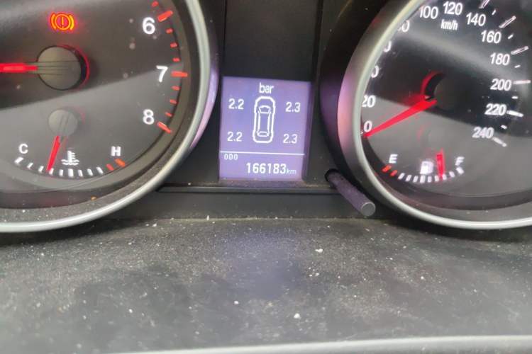 Used Haval H6 2015 Upgraded Model 1.5T Manual Two-Wheel Drive Elite Version Odometer Close Up