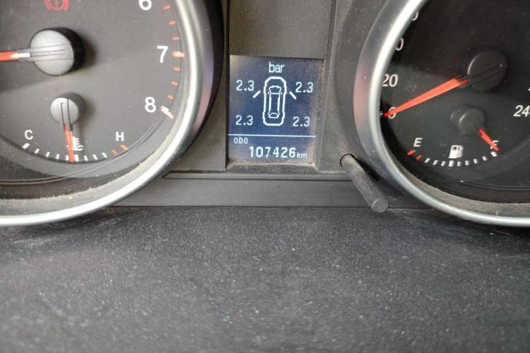 Used Haval H6 2015 Upgraded Model 1.5T Manual Two-Wheel Drive Elite Version Odometer Close Up