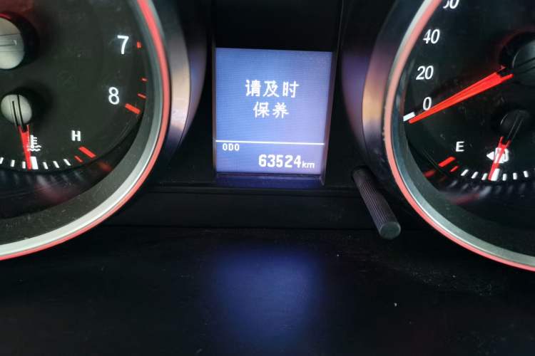 Used Haval H6 2015 Revised Version Sport Edition 1.5T Manual Transmission Two-Wheel Drive Elite Grade Odometer Close Up