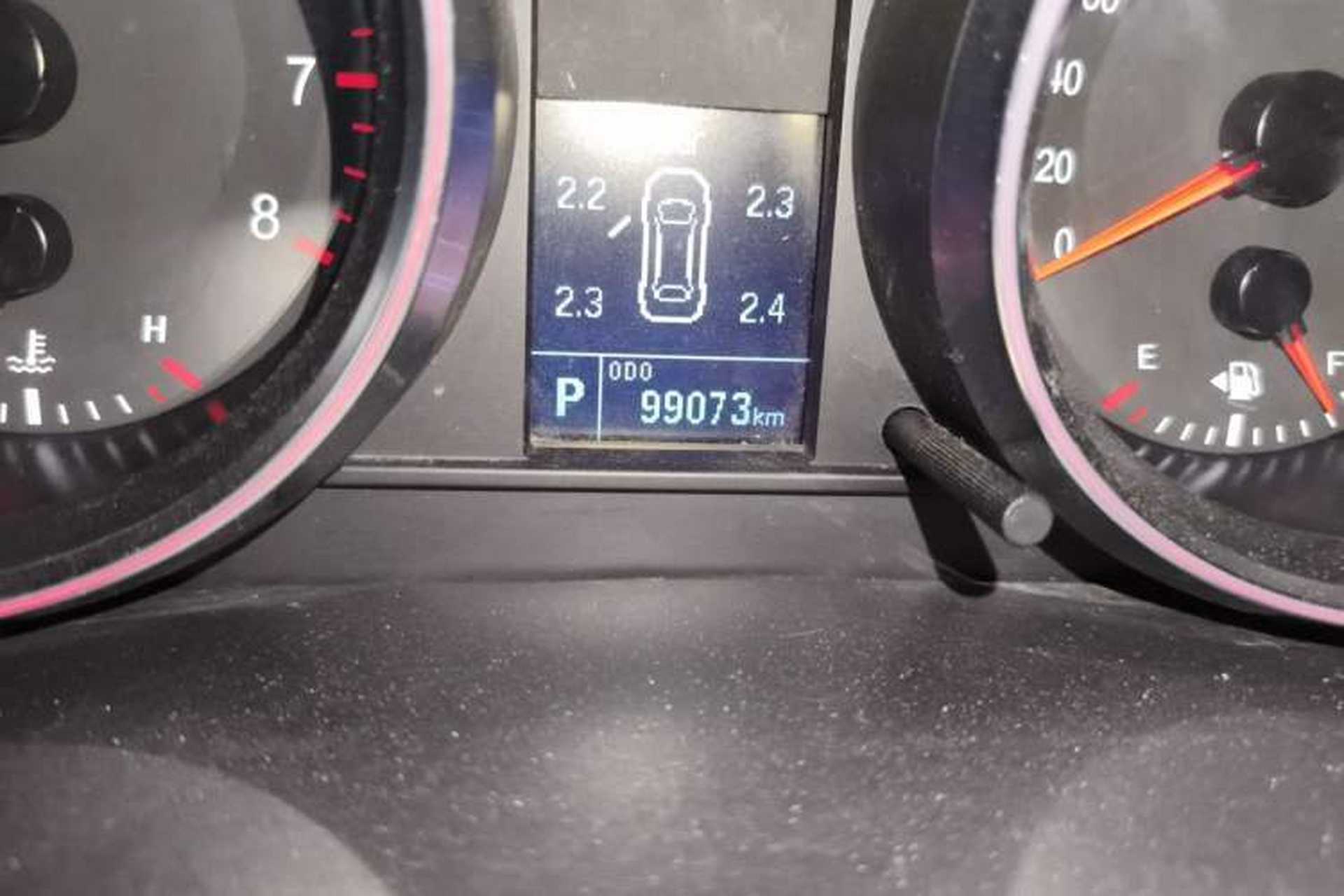 Used Haval H6 2015 Sport Edition 1.5T Automatic Two-Wheel Drive Luxury Model Odometer Close Up