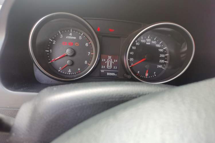 Used Haval H6 2015 Upgraded Model 1.5T Manual Two-Wheel Drive Elite Version Odometer Close Up