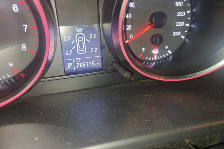 Used Haval H6 2015 Sport Edition 1.5T Automatic Two-Wheel Drive Luxury Model Odometer Close Up