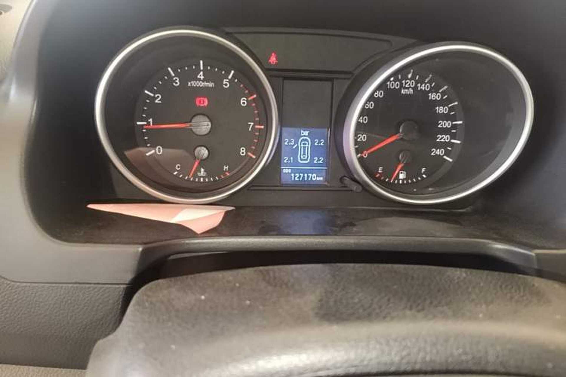 Used Haval H6 2015 Upgraded Model 1.5T Manual Two-Wheel Drive Elite Version Odometer Close Up
