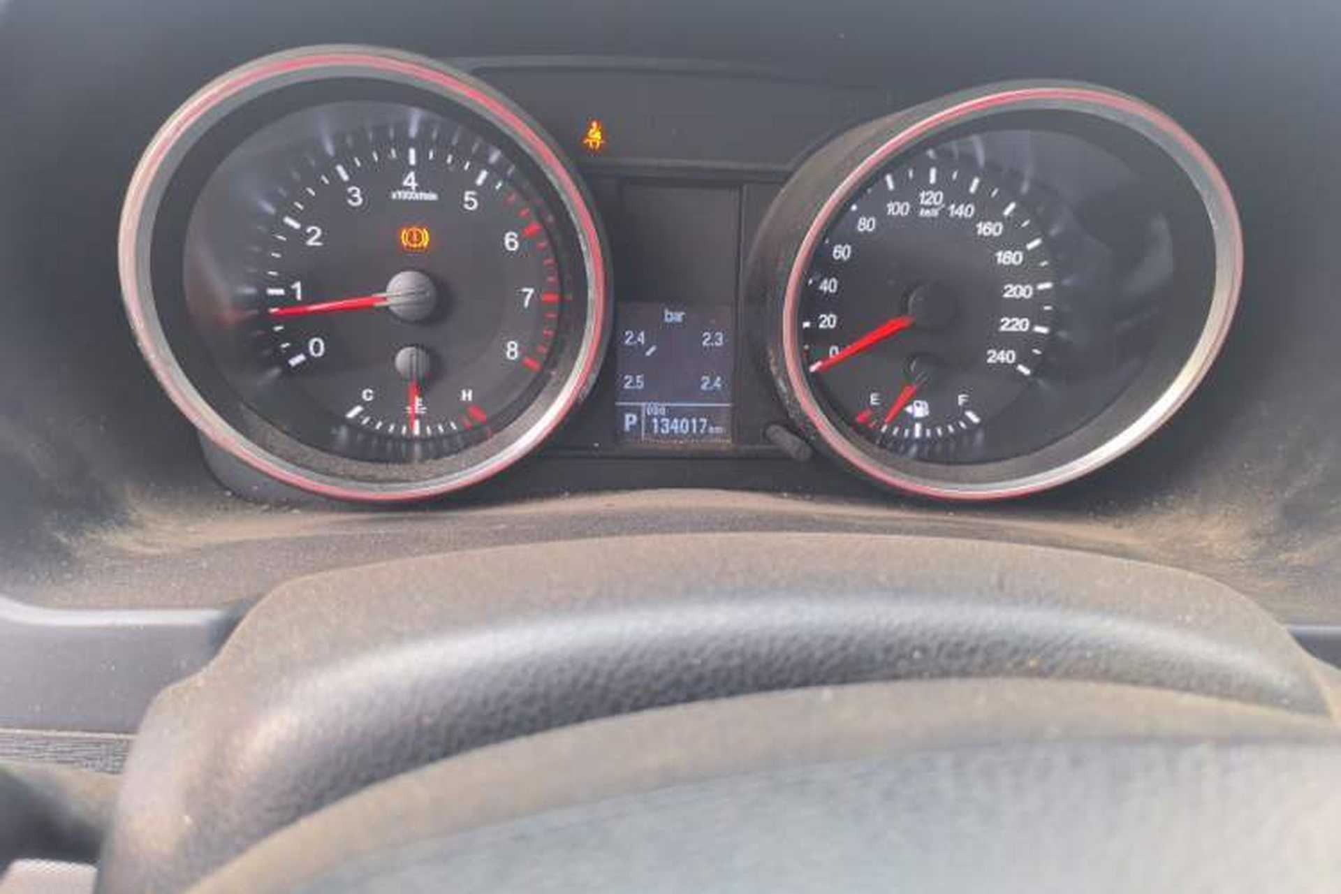 Used Haval H6 2015 Sport Edition 1.5T Automatic Two-Wheel Drive Luxury Model Odometer Close Up