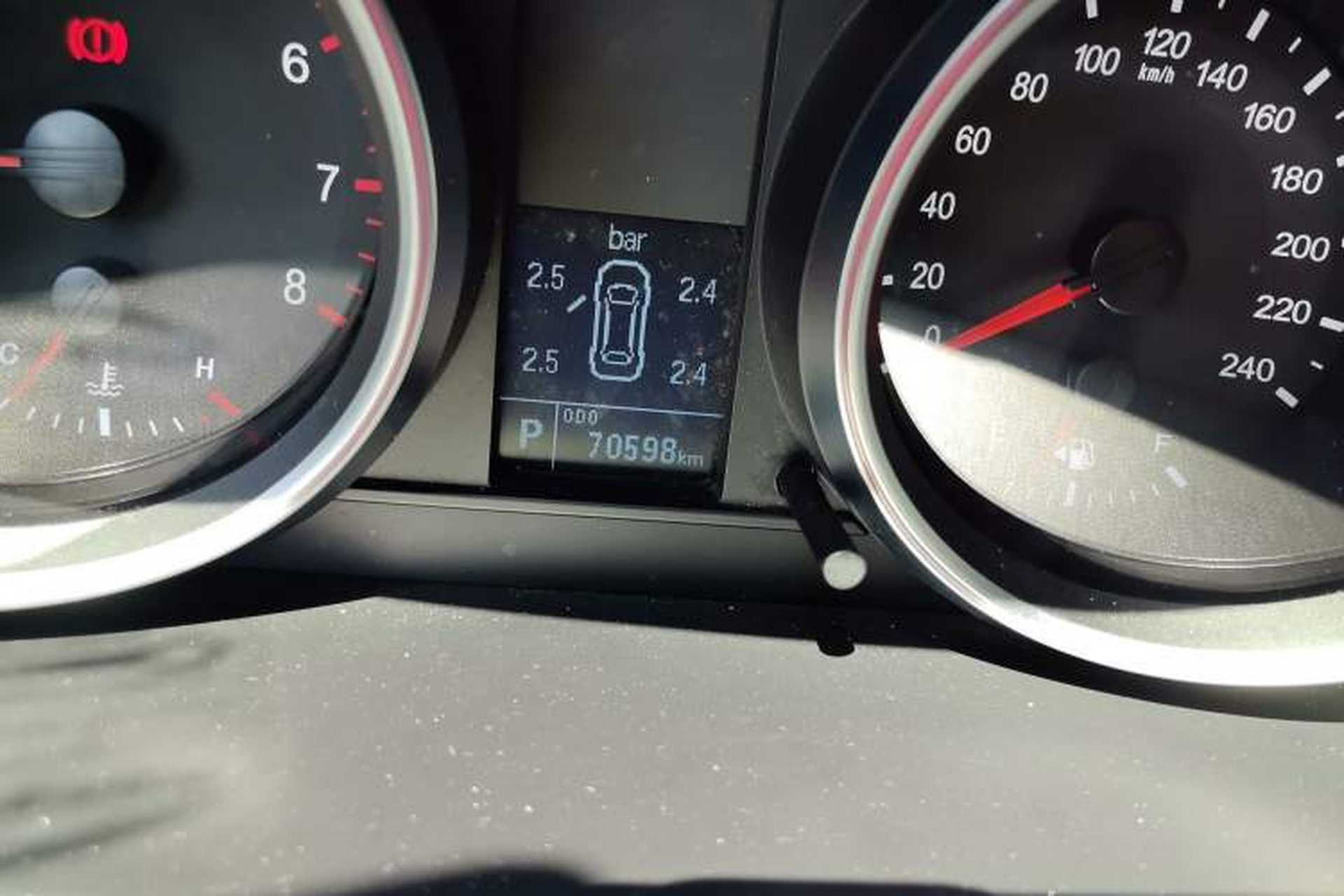 Used Haval H6 2015 Sport Edition 1.5T Automatic Two-Wheel Drive Luxury Model Odometer Close Up