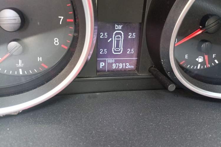 Used Haval H6 2015 Sport Edition 1.5T Automatic Two-Wheel Drive Luxury Model Odometer Close Up