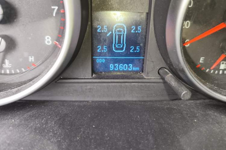 Used Haval H6 2015 Sport Edition 1.5T Manual Two-Wheel Drive Elite Model Odometer Close Up