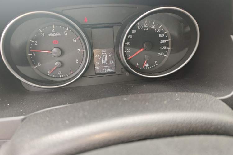 Used Haval H6 2015 Sport Edition 1.5T Manual Two-Wheel Drive Elite Model Odometer Close Up
