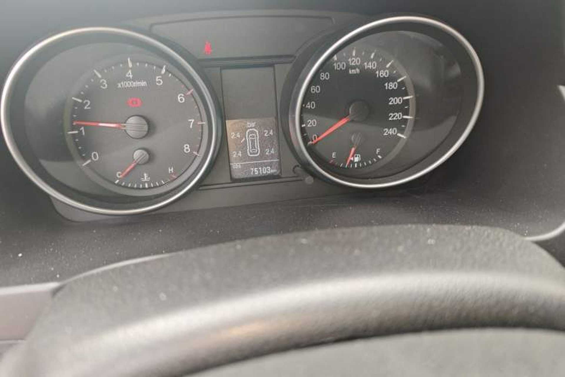 Used Haval H6 2015 Sport Edition 1.5T Manual Two-Wheel Drive Elite Model Odometer Close Up