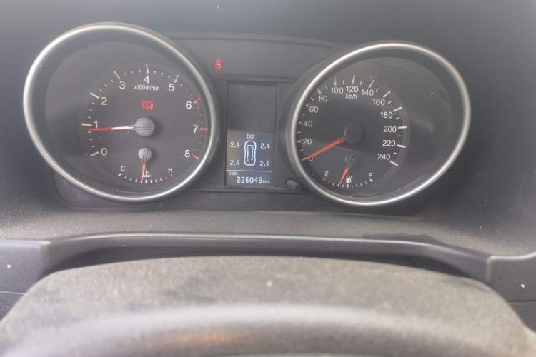 Used Haval H6 2015 Sport Edition 1.5T Manual Two-Wheel Drive Elite Model Odometer Close Up