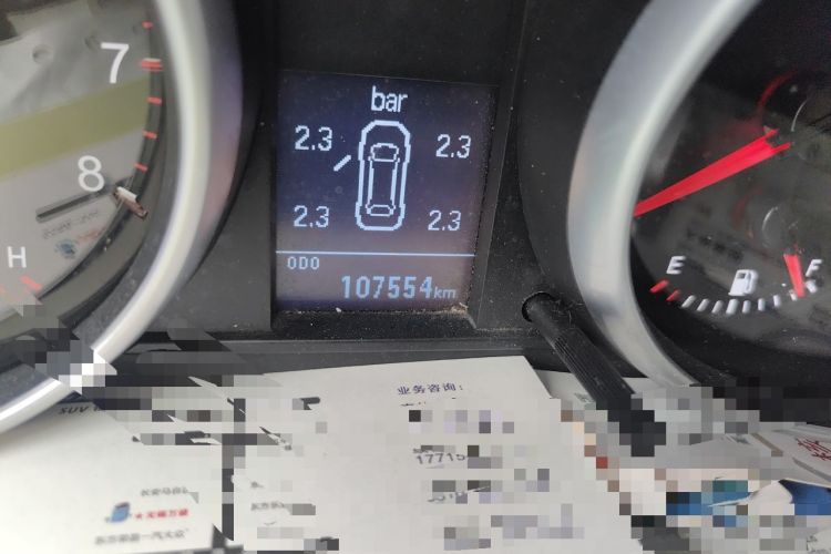 Used Haval H6 2015 Upgraded Model 1.5T Manual Two-Wheel Drive Elite Version Odometer Close Up
