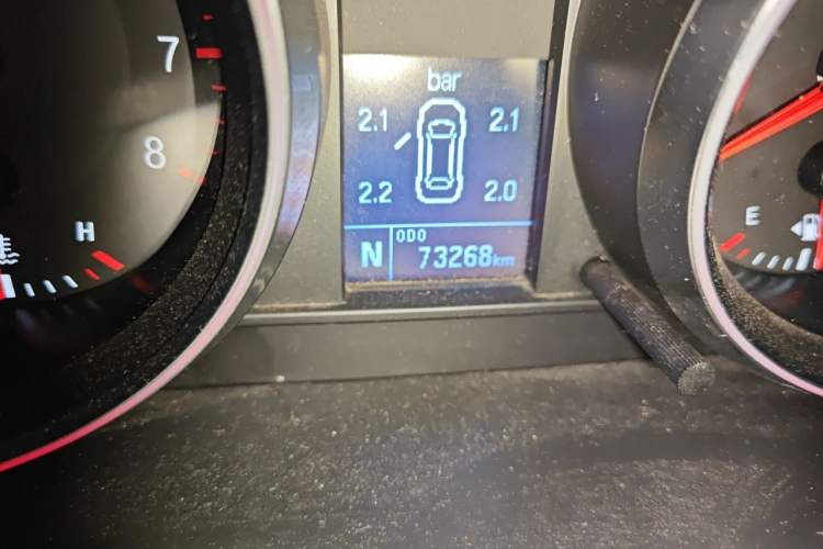 Used Haval H6 2015 Sport Edition 1.5T Automatic Two-Wheel Drive Luxury Model Odometer Close Up